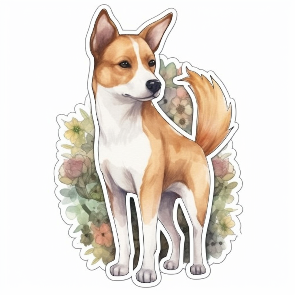 Basenji Dog Vinyl Decal Sticker for Car, Laptop, Tumbler and more # 0010143