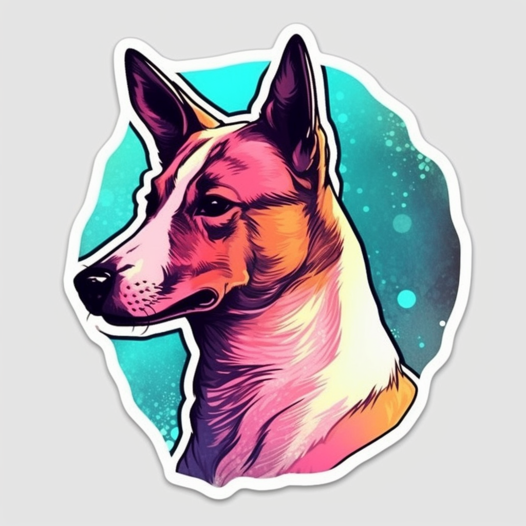Basenji Dog Vinyl Decal Sticker for Car, Laptop, Tumbler and more # 0010144