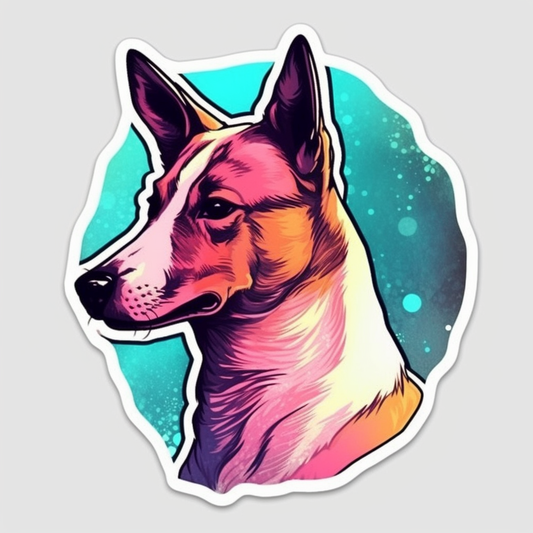 Basenji Dog Vinyl Decal Sticker for Car, Laptop, Tumbler and more # 0010144