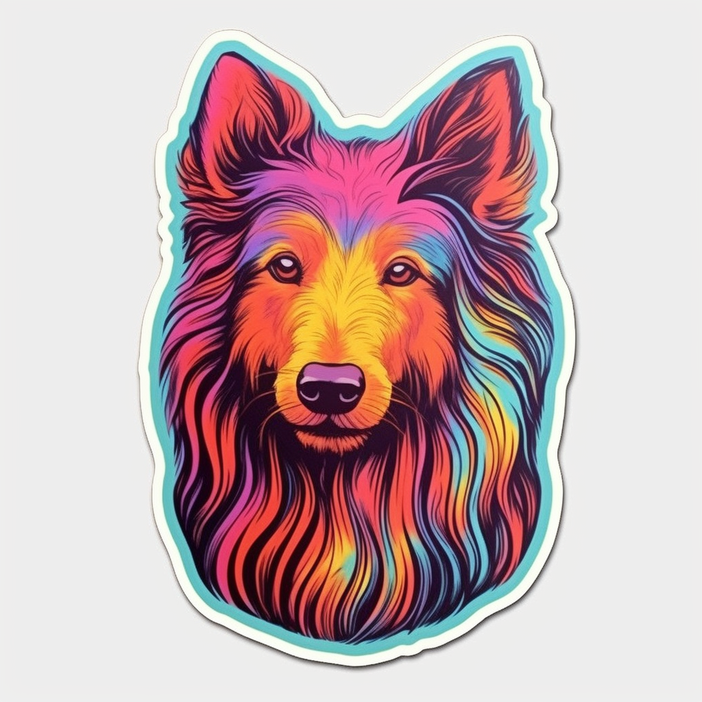 Belgian Sheepdog Dog Vinyl Decal Sticker for Car, Laptop, Tumbler and more # 0010434