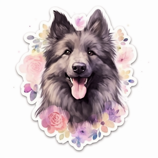 Belgian Sheepdog Dog Vinyl Decal Sticker for Car, Laptop, Tumbler and more # 0010331