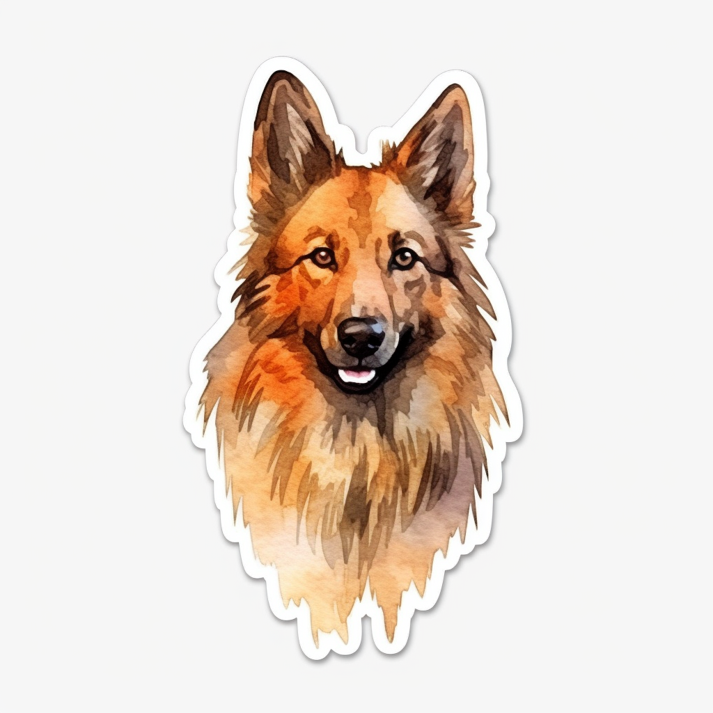 Belgian Tervuren Dog Vinyl Decal Sticker for Car, Laptop, Tumbler and more # 0010402