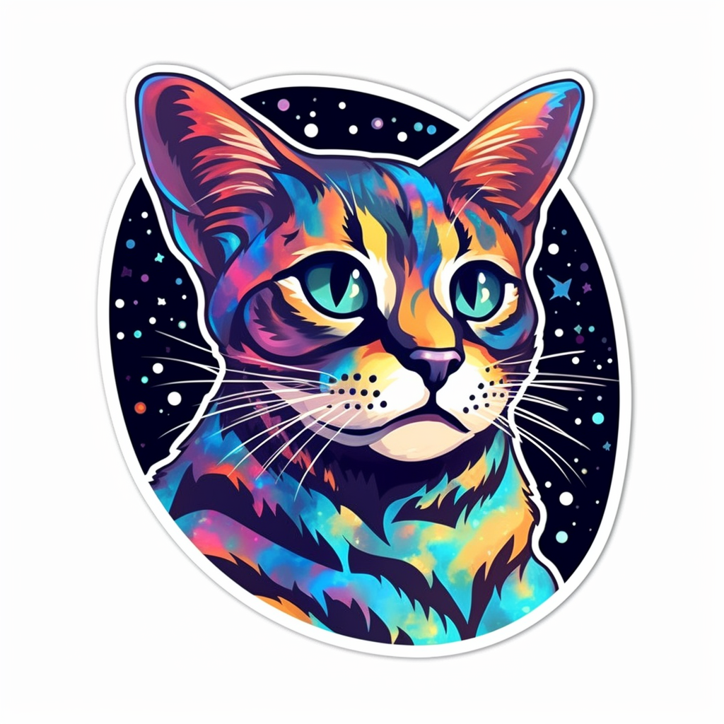 Bengal Cat Vinyl Decal Sticker for Car, Laptop, Tumbler and more # 0010476