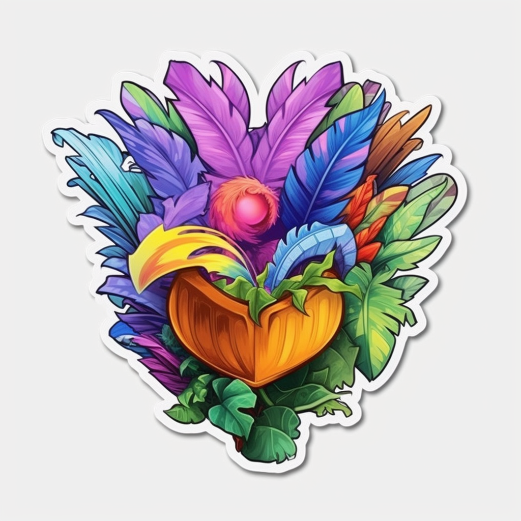 Bird's Nest Fern Plant Vinyl Decal Sticker for Car, Laptop, Tumbler and more # 0010441