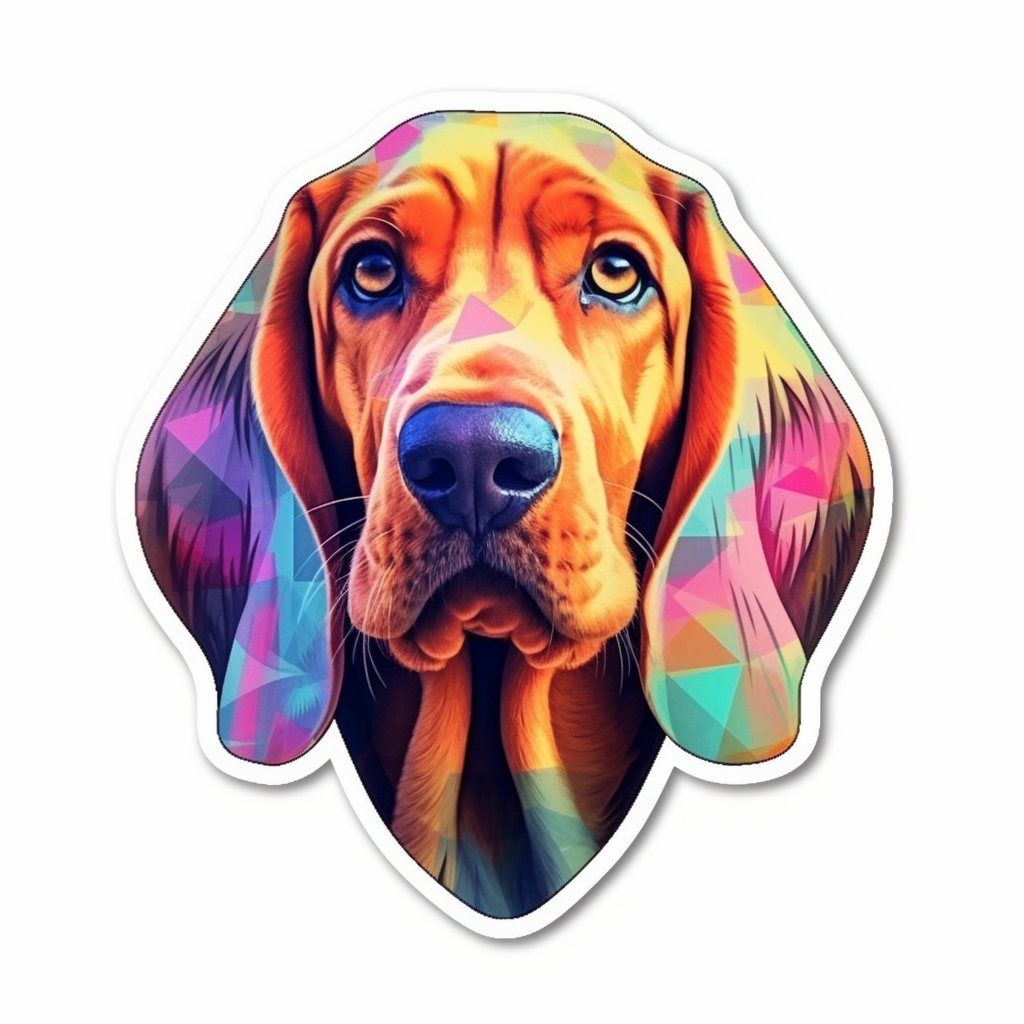 Bloodhound Dog Vinyl Decal Sticker for Car, Laptop, Tumbler and more # 0010613