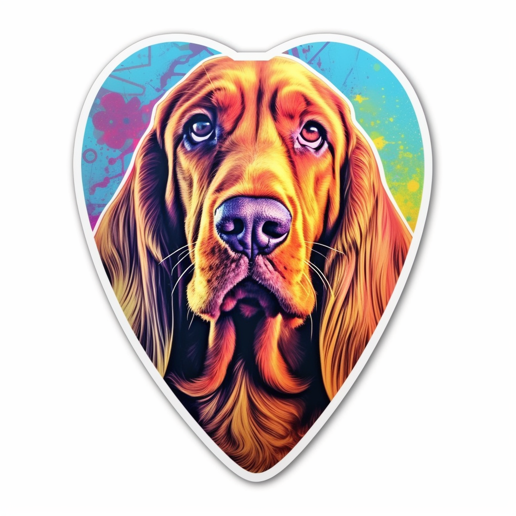 Bloodhound Dog Vinyl Decal Sticker for Car, Laptop, Tumbler and more # 0010608