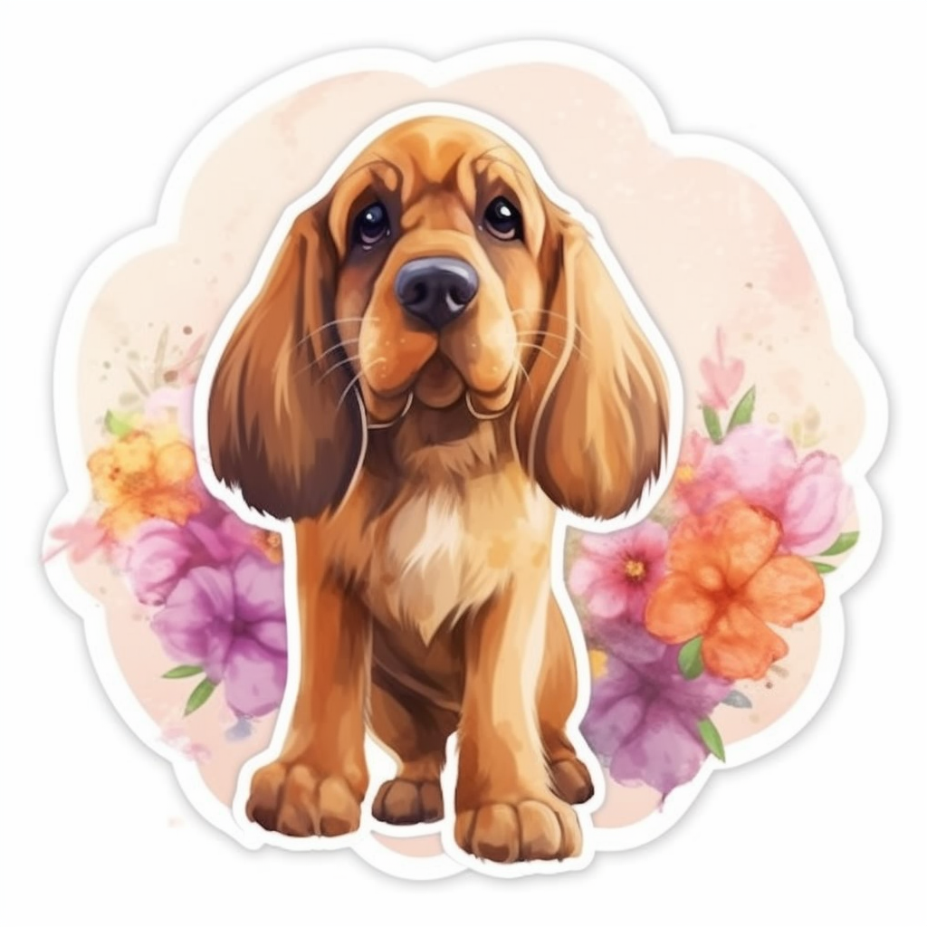 Bloodhound Dog Vinyl Decal Sticker for Car, Laptop, Tumbler and more # 0010562