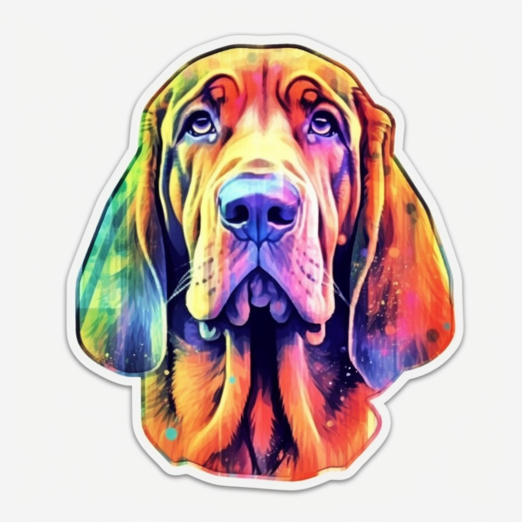 Bloodhound Dog Vinyl Decal Sticker for Car, Laptop, Tumbler and more # 0010574