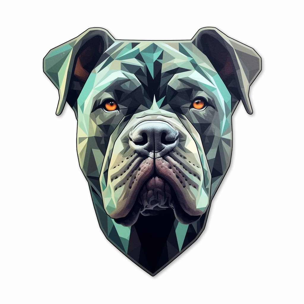 Cane Corso Dog Vinyl Decal Sticker for Car, Laptop, Tumbler and more # 0010692