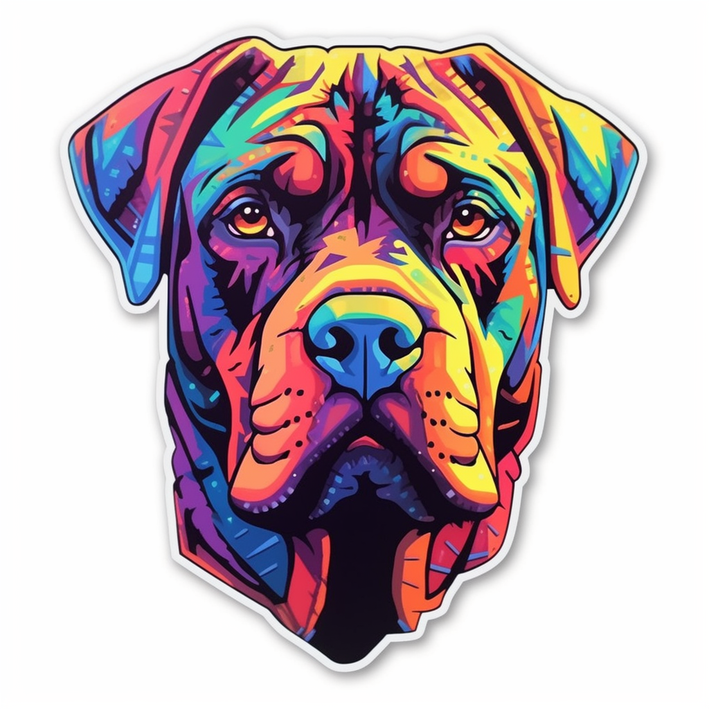 Cane Corso Dog Vinyl Decal Sticker for Car, Laptop, Tumbler and more # 0010718