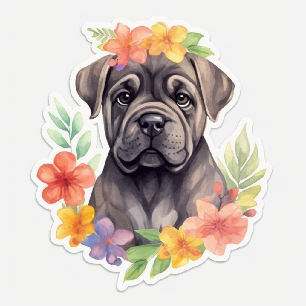 Cane Corso Dog Vinyl Decal Sticker for Car, Laptop, Tumbler and more # 0010673