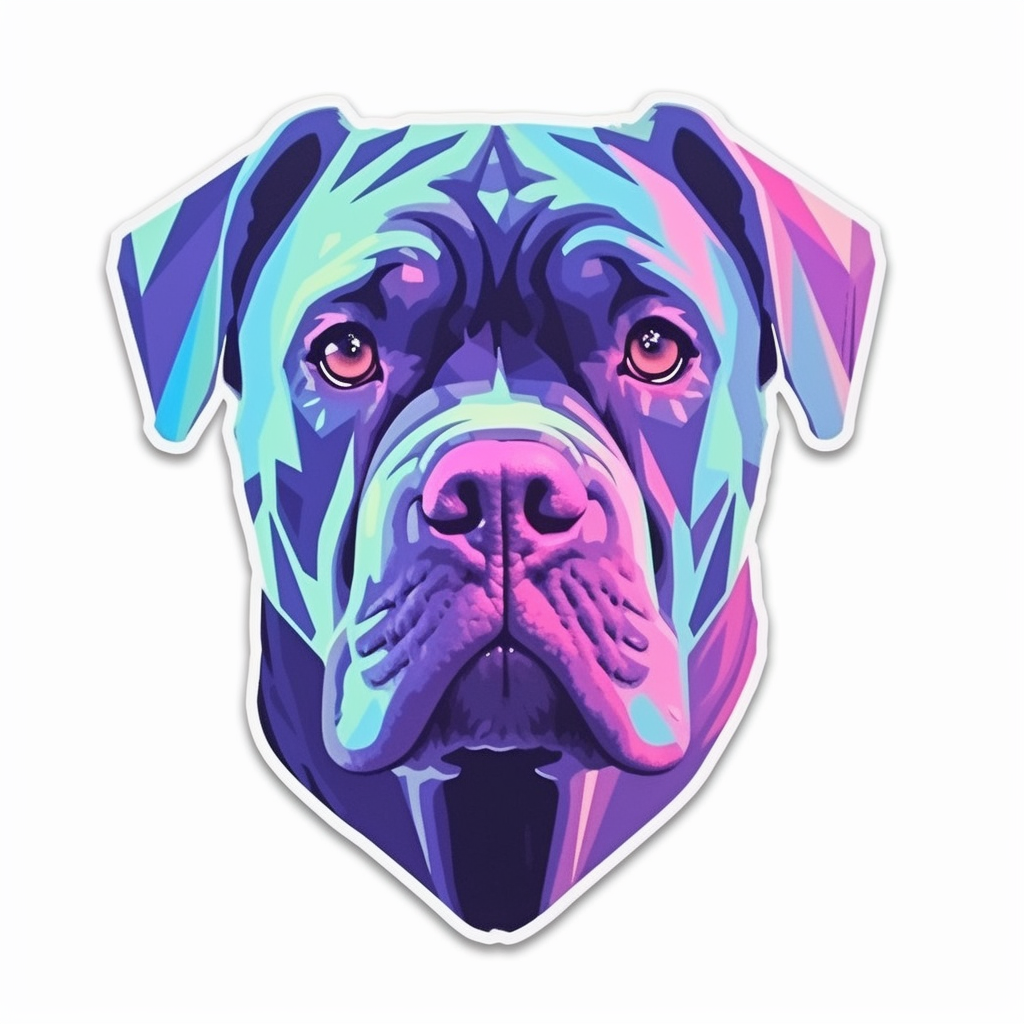 Cane Corso Dog Vinyl Decal Sticker for Car, Laptop, Tumbler and more # 0010651