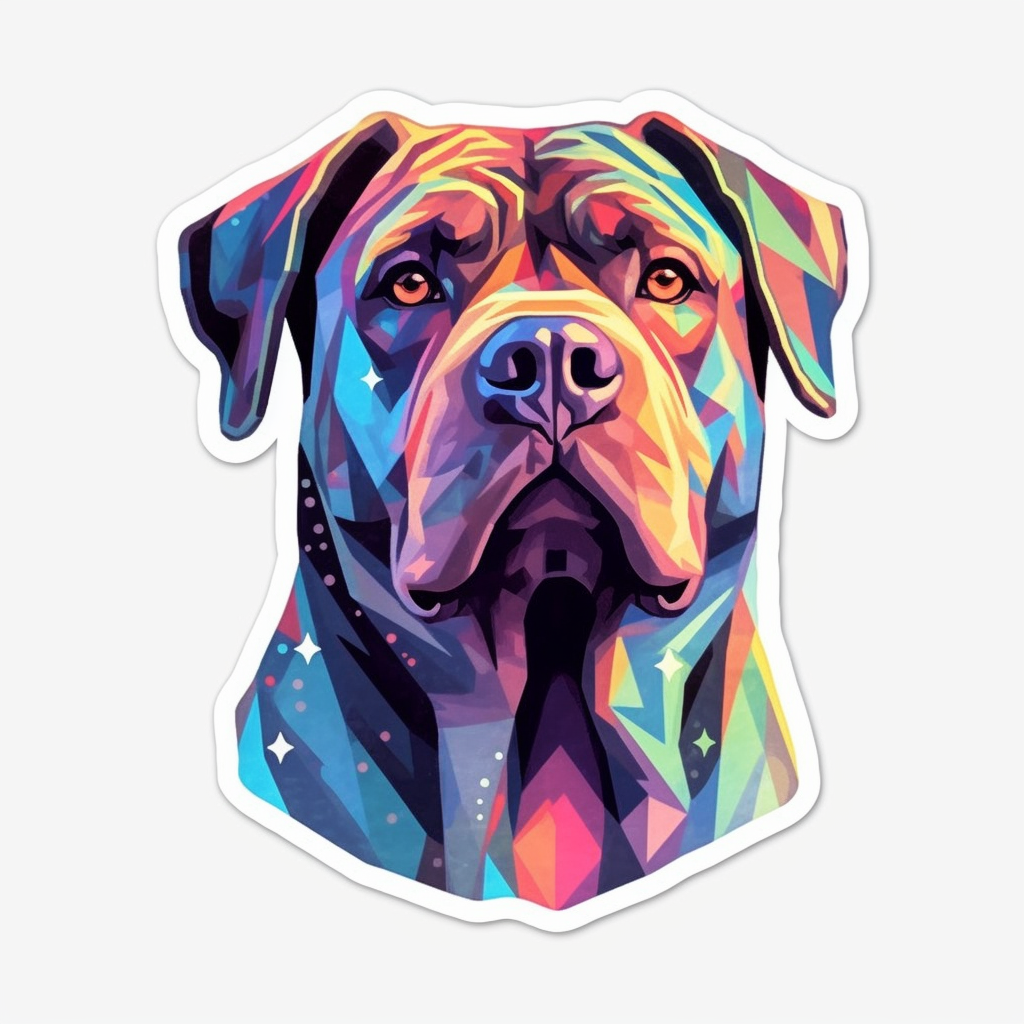 Cane Corso Dog Vinyl Decal Sticker for Car, Laptop, Tumbler and more # 0010679