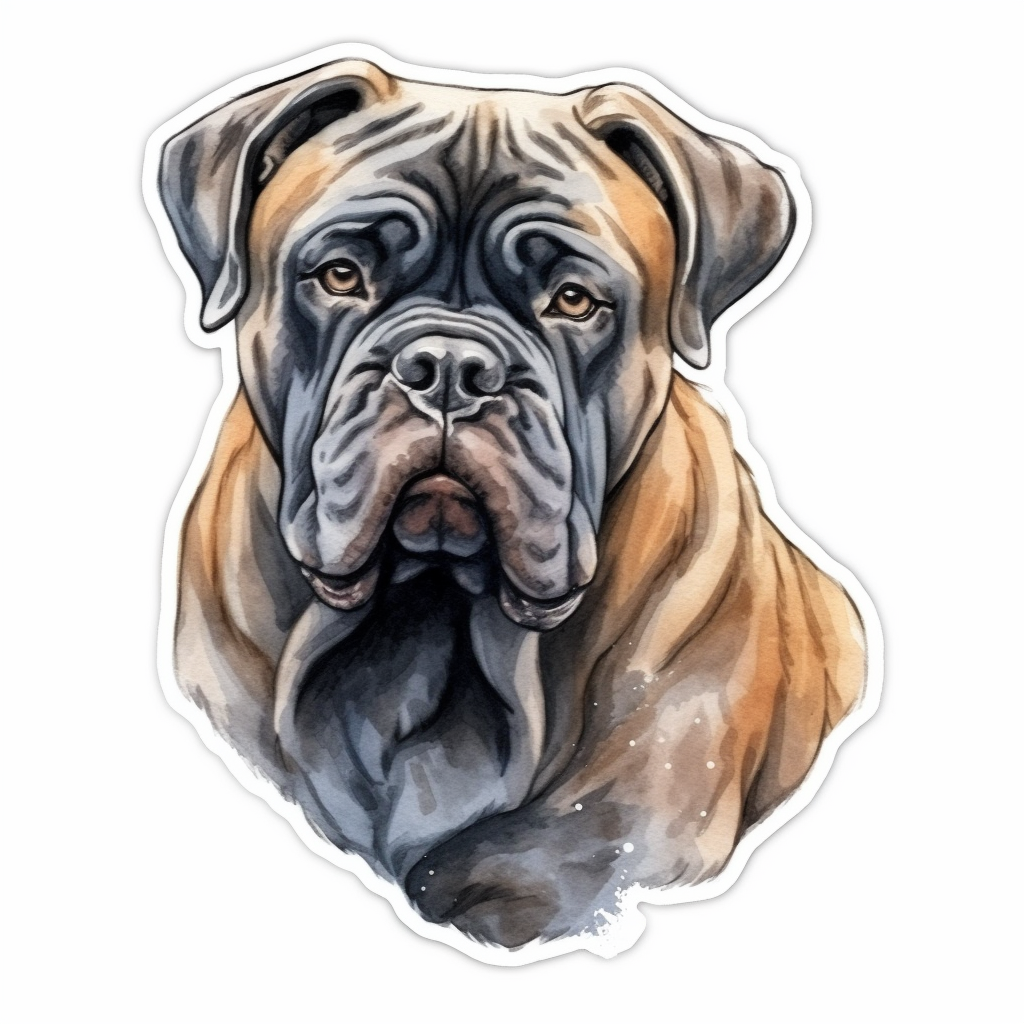 Cane Corso Dog Vinyl Decal Sticker for Car, Laptop, Tumbler and more # 0010652