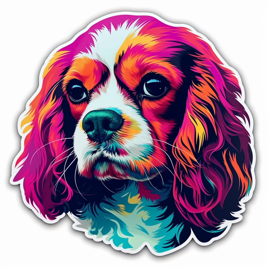 Cavalier King Charles Spaniel Cavalier King Charles Spaniel Dog Vinyl Decal Sticker for Car, Laptop, Tumbler and more # 009593