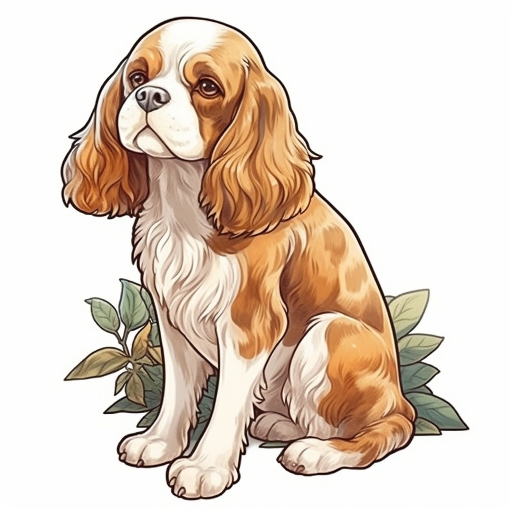 Cavalier King Charles Spaniel Cavalier King Charles Spaniel Dog Vinyl Decal Sticker for Car, Laptop, Tumbler and more # 009594