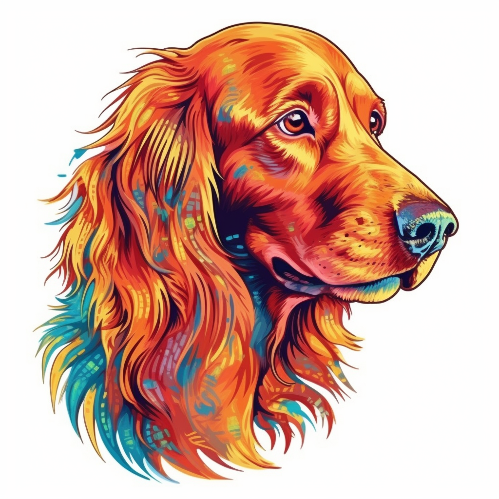 Irish Setter Irish Setter Dog Vinyl Decal Sticker for Car, Laptop, Tumbler and more # 009667