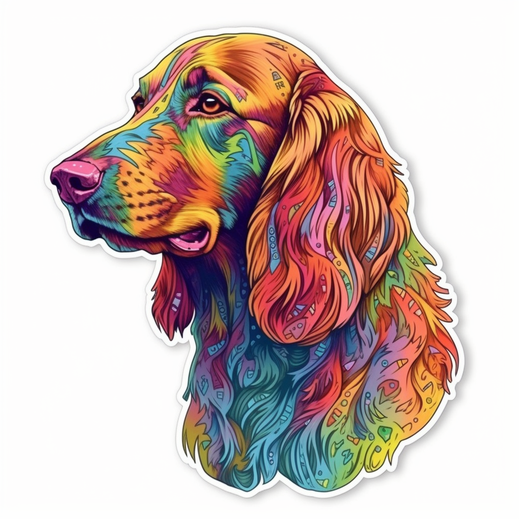 Irish Setter Irish Setter Dog Vinyl Decal Sticker for Car, Laptop, Tumbler and more # 009674