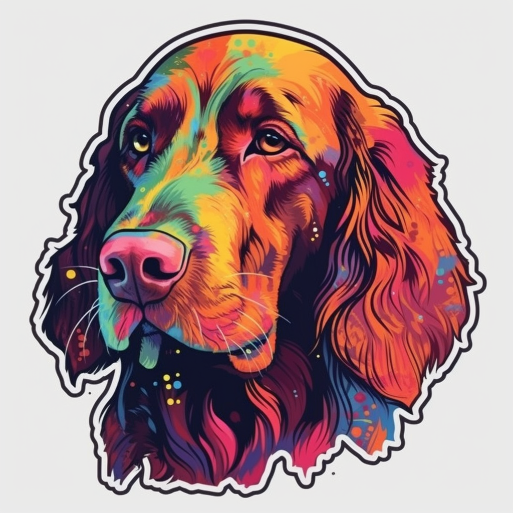 Irish Setter Irish Setter Dog Vinyl Decal Sticker for Car, Laptop, Tumbler and more # 009671