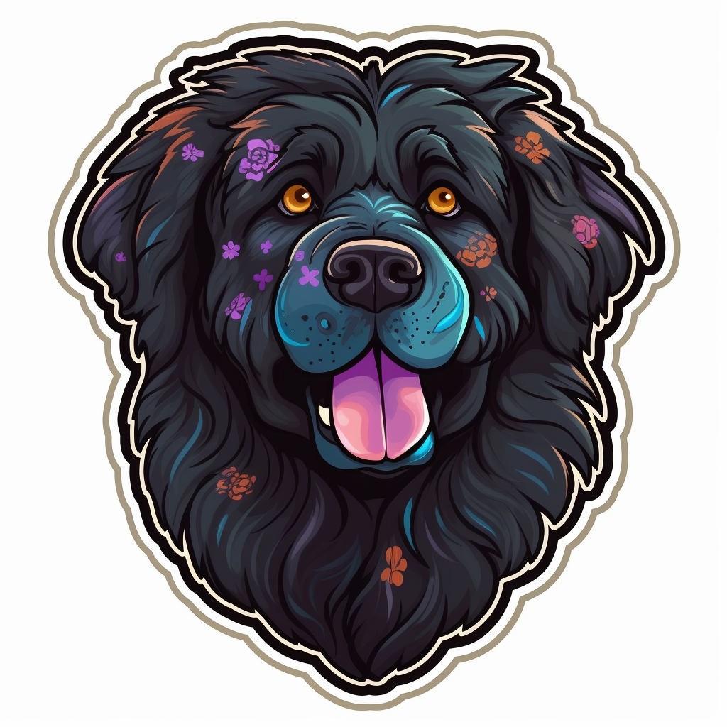 Newfoundland Newfoundland Dog Vinyl Decal Sticker for Car, Laptop, Tumbler and more # 009791