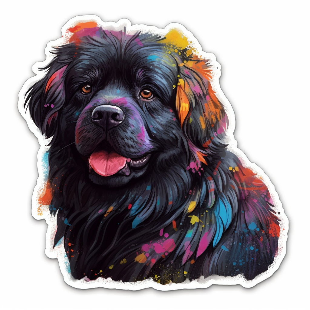 Newfoundland Newfoundland Dog Vinyl Decal Sticker for Car, Laptop, Tumbler and more # 009827