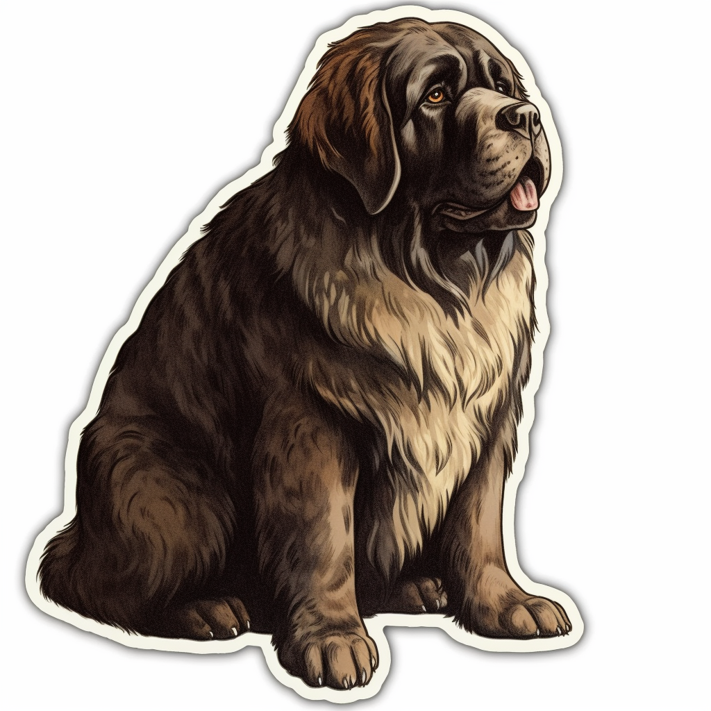 Newfoundland Newfoundland Dog Vinyl Decal Sticker for Car, Laptop, Tumbler and more # 009679