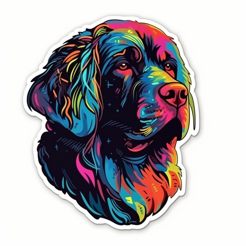 Newfoundland Newfoundland Dog Vinyl Decal Sticker for Car, Laptop, Tumbler and more # 009828