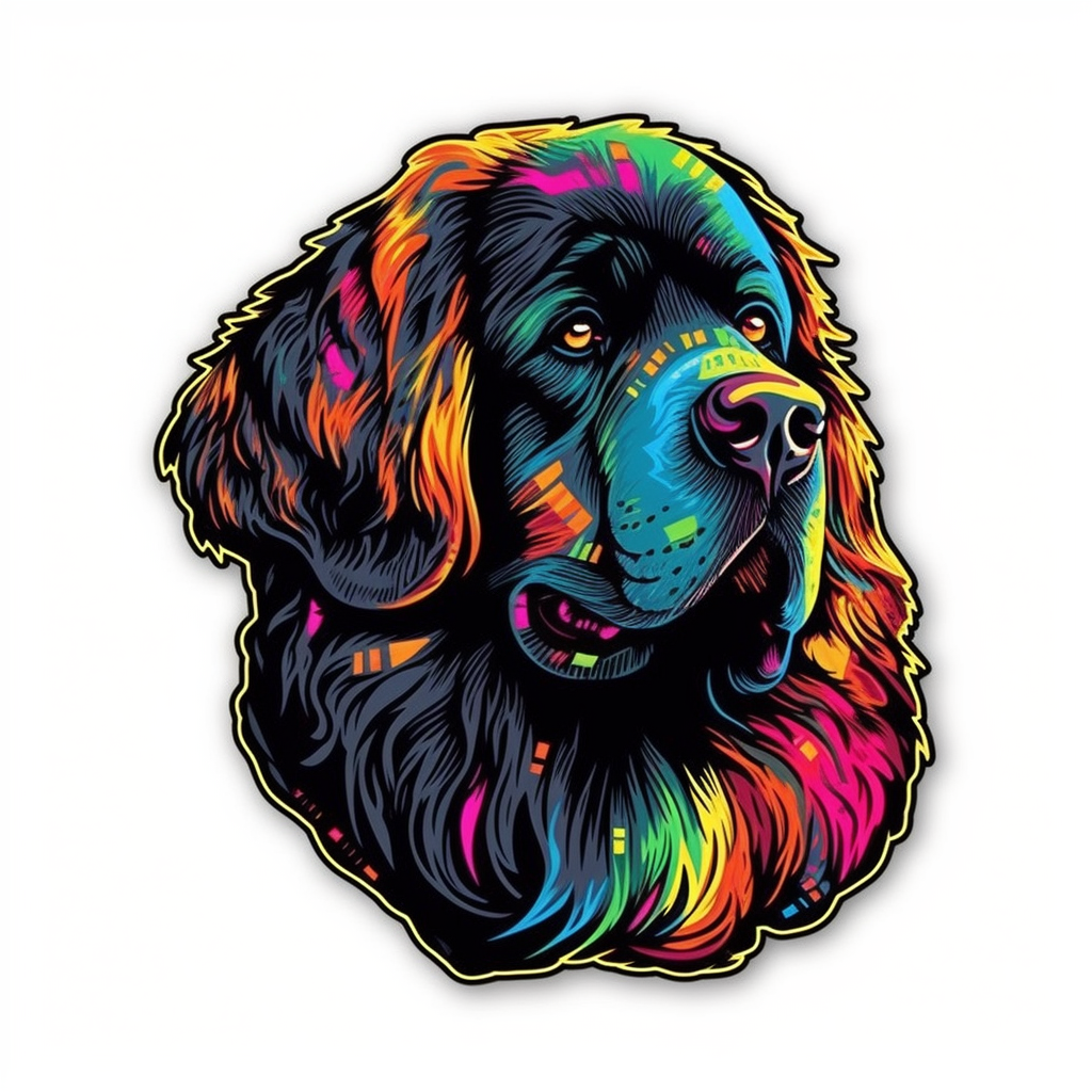 Newfoundland Newfoundland Dog Vinyl Decal Sticker for Car, Laptop, Tumbler and more # 009719