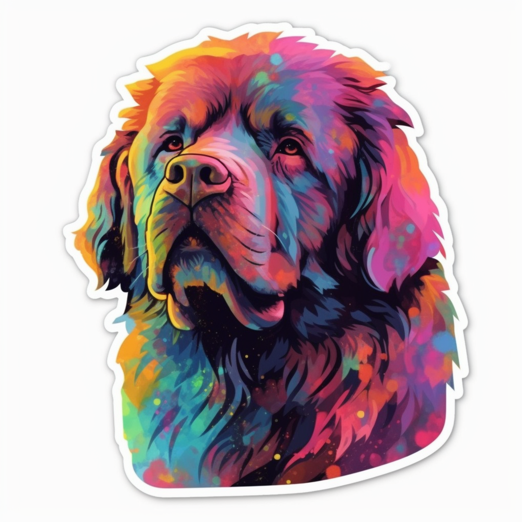 Newfoundland Newfoundland Dog Vinyl Decal Sticker for Car, Laptop, Tumbler and more # 009738