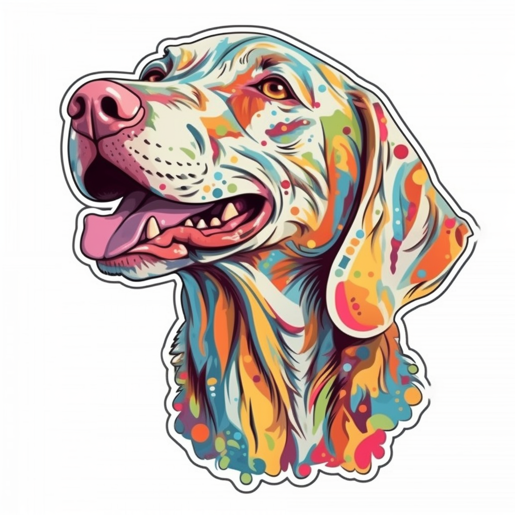 Weimaraner Weimaraner Dog Vinyl Decal Sticker for Car, Laptop, Tumbler and more # 009814