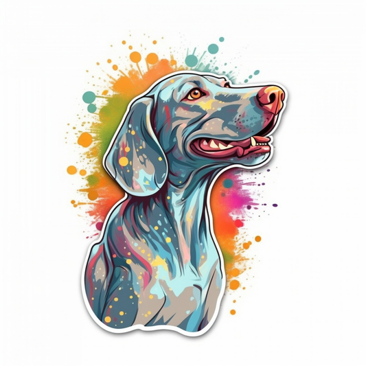 Weimaraner Dog Vinyl Decal Sticker for Car, Laptop, Tumbler and more # 009848