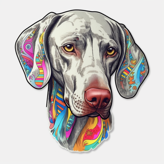 Weimaraner Dog Vinyl Decal Sticker for Car, Laptop, Tumbler and more # 009880