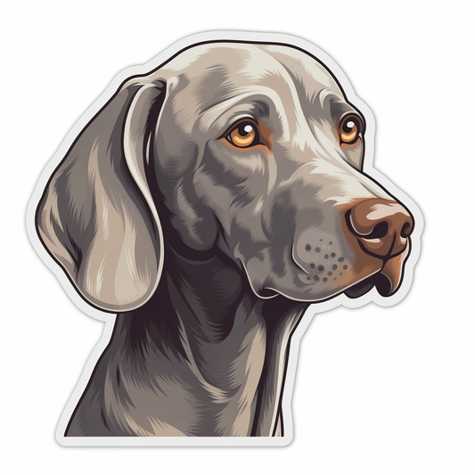 Weimaraner Weimaraner Dog Vinyl Decal Sticker for Car, Laptop, Tumbler and more # 009865