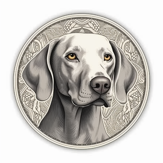 Weimaraner Dog Vinyl Decal Sticker for Car, Laptop, Tumbler and more # 009871