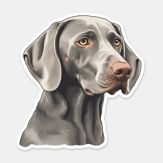 Weimaraner Weimaraner Dog Vinyl Decal Sticker for Car, Laptop, Tumbler and more # 009914