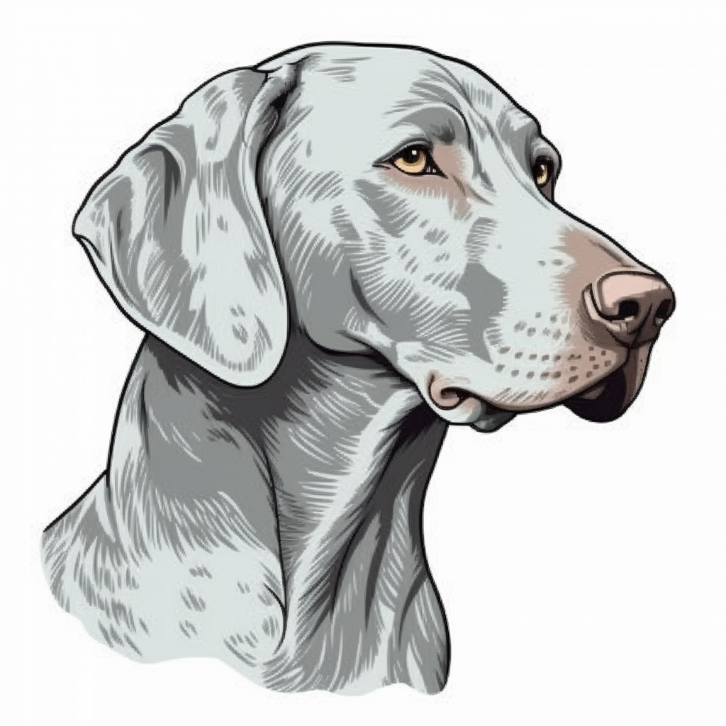 Weimaraner Weimaraner Dog Vinyl Decal Sticker for Car, Laptop, Tumbler and more # 009805