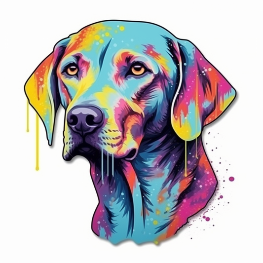 Weimaraner Dog Vinyl Decal Sticker for Car, Laptop, Tumbler and more # 009970