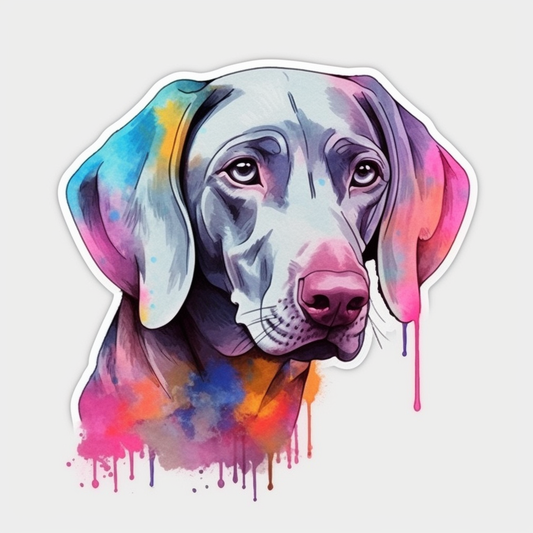 Weimaraner Dog Vinyl Decal Sticker for Car, Laptop, Tumbler and more # 009854