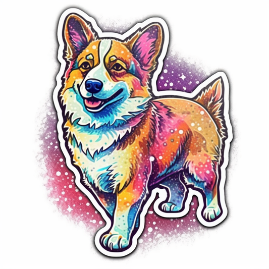 Welsh Corgi Dog Vinyl Decal Sticker for Car, Laptop, Tumbler and more # 009964