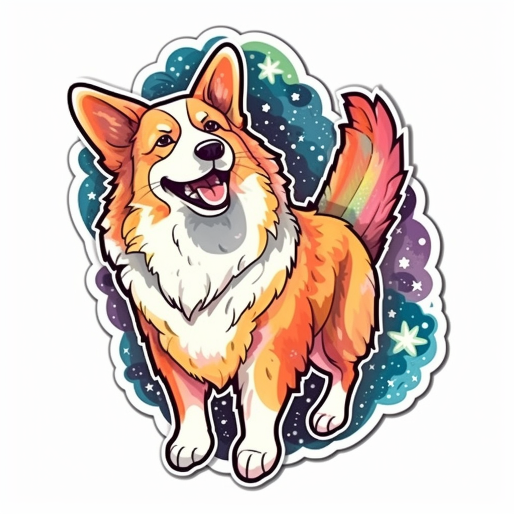 Welsh Corgi Dog Vinyl Decal Sticker for Car, Laptop, Tumbler and more # 009975
