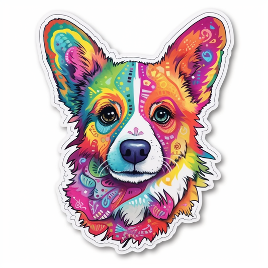 Welsh Corgi Dog Vinyl Decal Sticker for Car, Laptop, Tumbler and more # 0010046