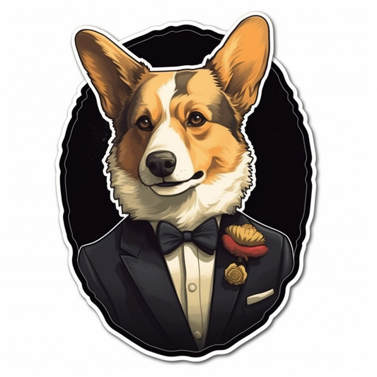 Welsh Corgi Welsh Dog Vinyl Decal Sticker for Car, Laptop, Tumbler and more # 009953