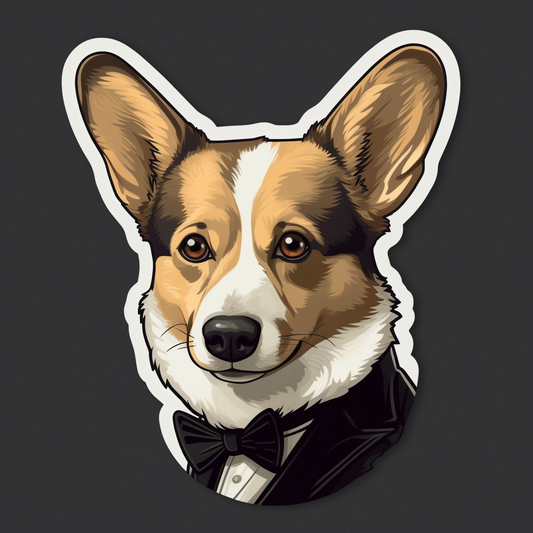 Welsh Corgi Dog Vinyl Decal Sticker for Car, Laptop, Tumbler and more # 0010022