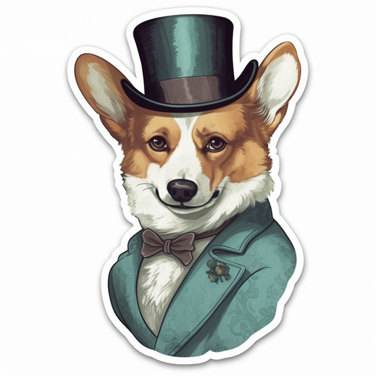 Welsh Corgi Dog Vinyl Decal Sticker for Car, Laptop, Tumbler and more # 009997