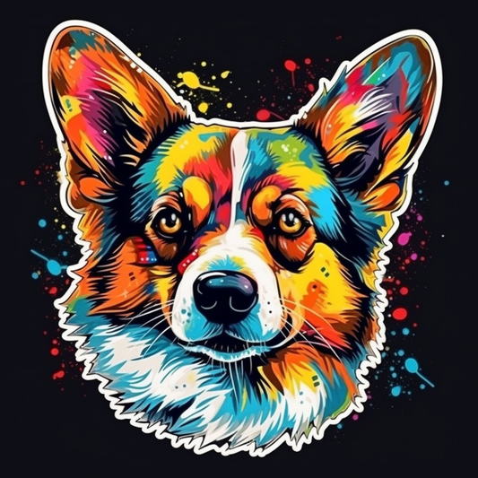 Welsh Corgi Welsh Dog Vinyl Decal Sticker for Car, Laptop, Tumbler and more # 009926