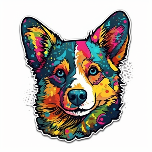 Welsh Corgi Welsh Dog Vinyl Decal Sticker for Car, Laptop, Tumbler and more # 009925