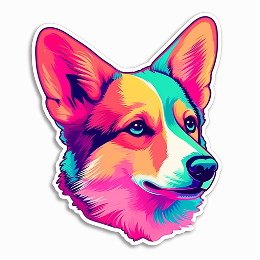 Welsh Corgi Dog Vinyl Decal Sticker for Car, Laptop, Tumbler and more # 0010044