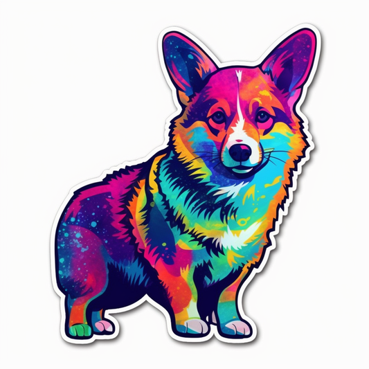 Welsh Corgi Dog Vinyl Decal Sticker for Car, Laptop, Tumbler and more # 009989