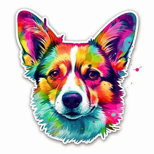 Welsh Corgi Welsh Dog Vinyl Decal Sticker for Car, Laptop, Tumbler and more # 009960