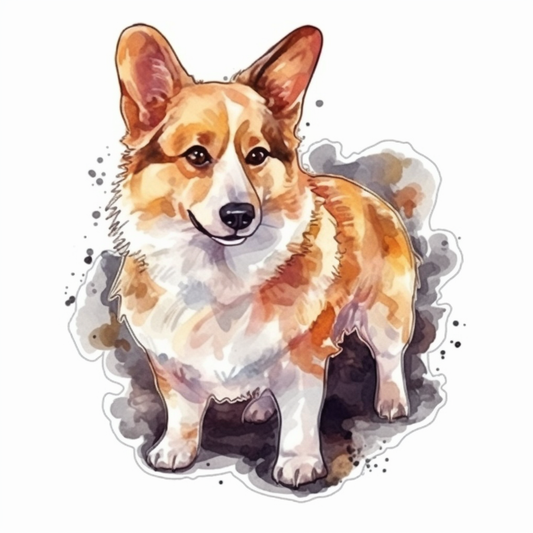 Welsh Corgi Welsh Dog Vinyl Decal Sticker for Car, Laptop, Tumbler and more # 009938
